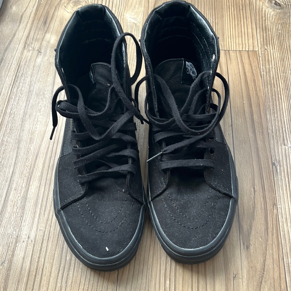 Vans SK-8 Hi skateboarding shoes size 10 black Men’s